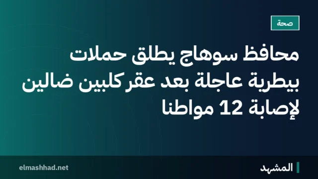 محافظ سوهاج يطلق حملات بيطرية عاجلة بعد عقر كلبين ضالين لإصابة 12 مواطنًا