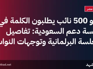 نحو 500 نائب يطلبون الكلمة في جلسة دعم السعودية: تفاصيل الجلسة البرلمانية وتوجهات النواب