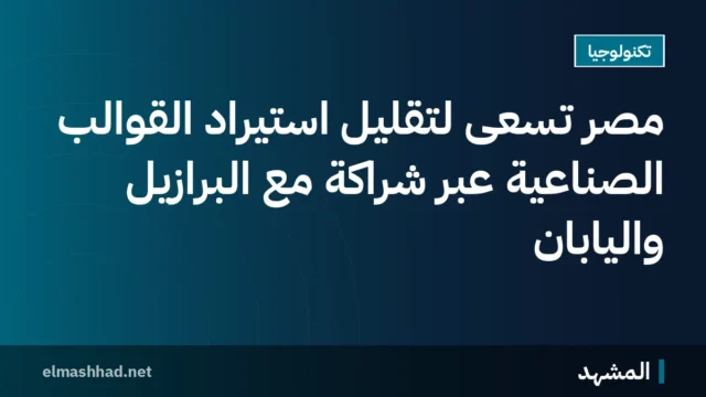 مصر تسعى لتقليل استيراد القوالب الصناعية عبر شراكة مع البرازيل واليابان