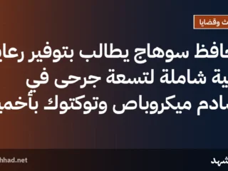 محافظ سوهاج يطالب بتوفير رعاية طبية شاملة لتسعة جرحى في تصادم ميكروباص وتوكتوك بأخميم