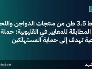 ضبط 3.5 طن من منتجات الدواجن واللحوم غير المطابقة للمعايير في القليوبية: حملة صحية تهدف إلى حماية المستهلكين