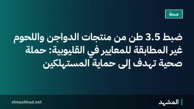 ضبط 3.5 طن من منتجات الدواجن واللحوم غير المطابقة للمعايير في القليوبية: حملة صحية تهدف إلى حماية المستهلكين