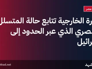 وزارة الخارجية تتابع حالة المتسلل المصري الذي عبر الحدود إلى إسرائيل