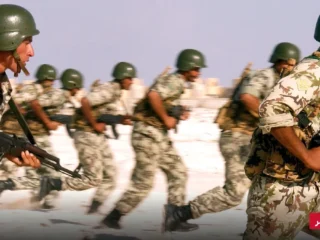 وزير الدفاع يشهد تفتيش الحرب لتشكيلة المنطقة الشمالية العسكرية في مصر